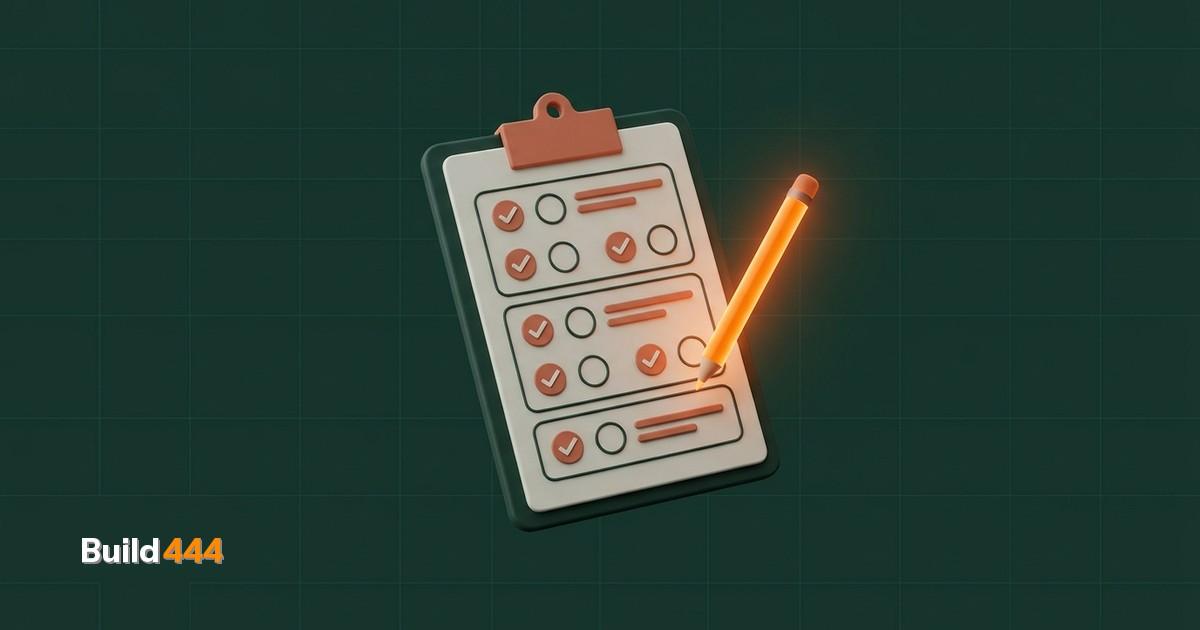 Miniature diorama of a construction crew renovating a tiny website building with blueprints and traffic cones