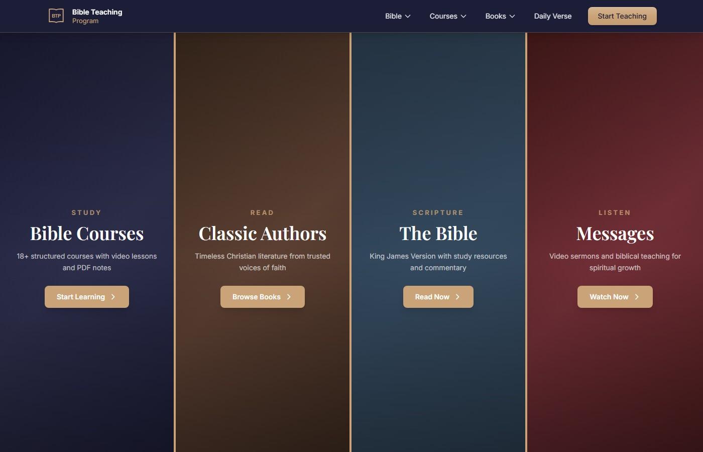 BibleTeachingProgram.com desktop