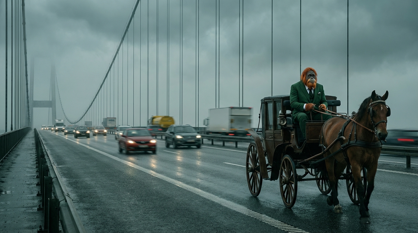 Kolding bridge at sunset — Build444 SEO and AI search audit services